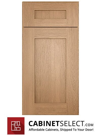 Forevermark Homestead Oak Shaker Door Sample - CabinetSelect.com